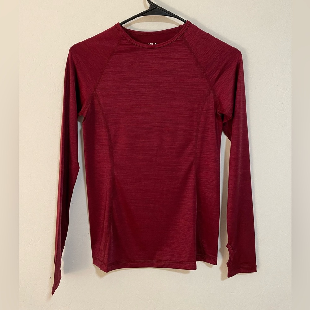 Red long sleeve shirt